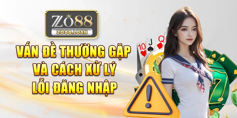 Vấn đề thường gặp và cách xử lý lỗi đăng nhập zo88